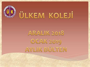 Aralık 2018-Ocak 2019