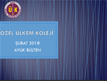 Şubat 2018 Bülten